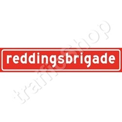 Autobord REDDINGSBRIGADE sticker 25x5cm